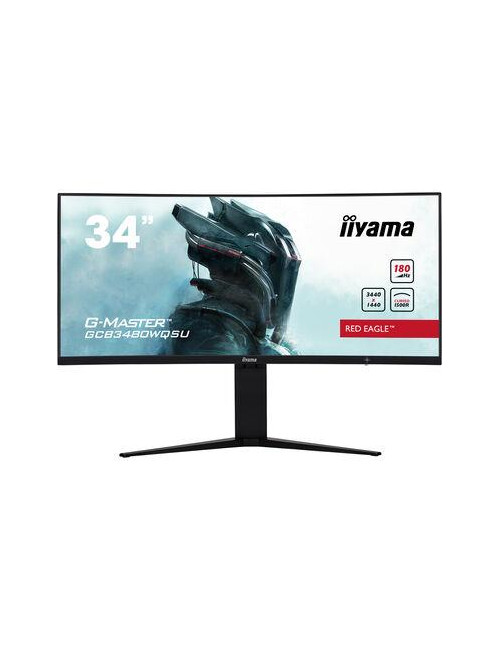 LCD Monitor|IIYAMA|34"|Gaming/Curved/21 : 9|Panel VA|3440x1440|21:9|180Hz|Matte|0.4 ms|Speakers|Height adjustable|Tilt|Colour Bl