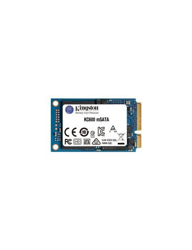 KINGSTON KC600 256GB SATA3 mSATA SSD