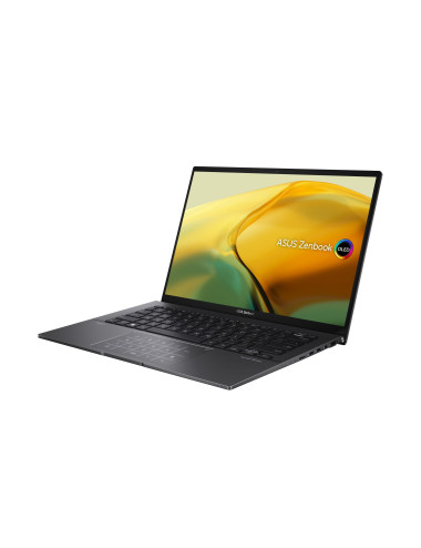 Asus | Zenbook 14 OLED UM3402YA-KM454W | Jade Black | 14 " | OLED | 2.8K | 2880 x 1800 | Glossy | AMD Ryzen 7 | 7730U | 16 GB | 