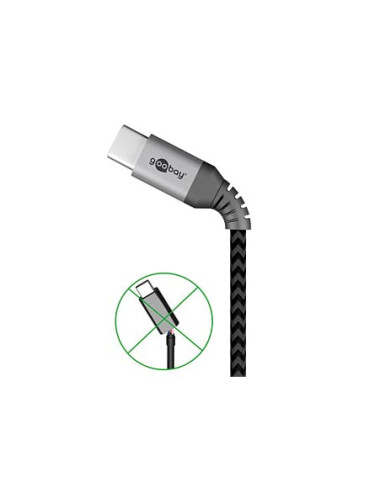 Goobay | Sync and charging cable | 49303 | USB-C to USB-C