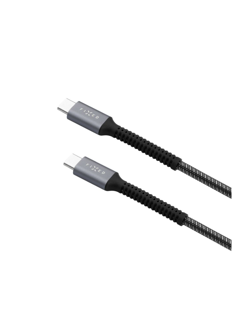 Fixed | Armor Cable USB-C/USB-C, 2 m, 240W | FIXDA-CC2-GR