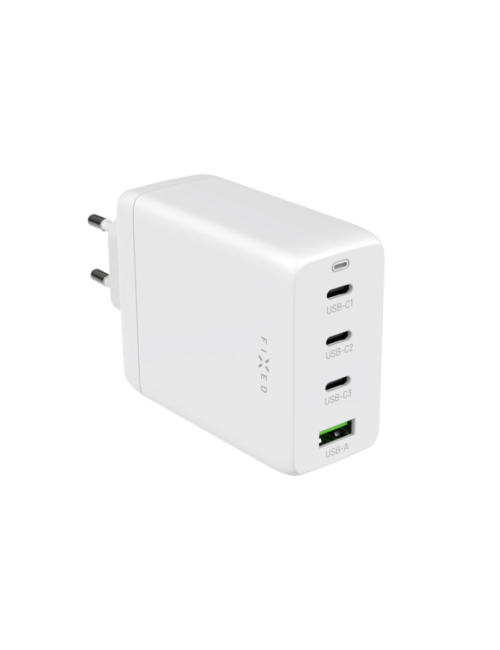 Fixed GaN 3xUSB-C/USB Travel Charger 100W | FIXCG100-3CU-WH