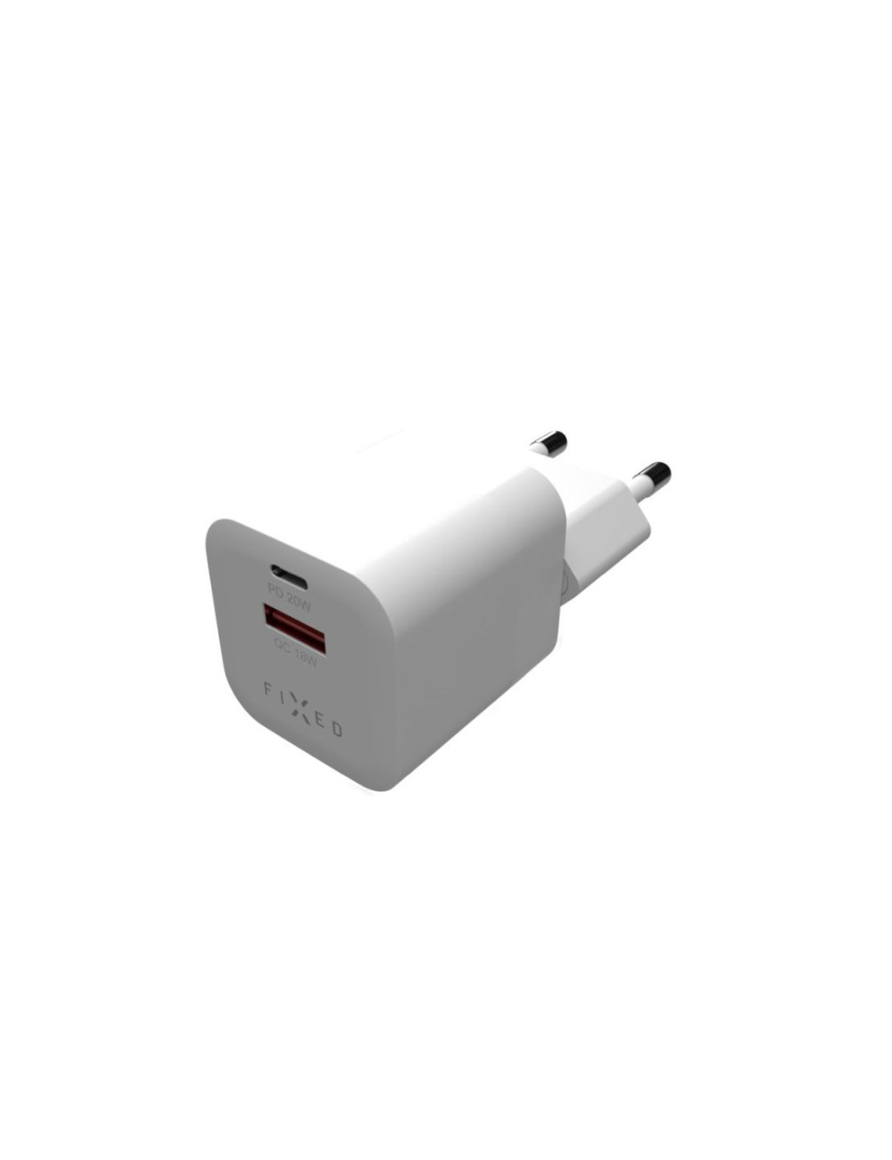 Fixed Mini USB-C/USB Travel Charger 20W | FIXC20M-CU-WH