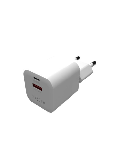 Fixed Mini USB-C/USB Travel Charger 20W | FIXC20M-CU-WH