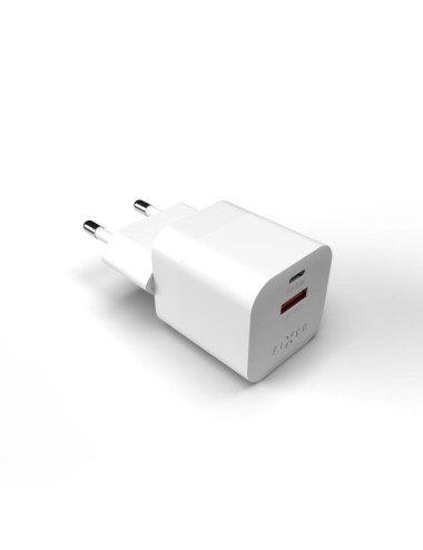 Fixed Mini USB-C/USB Travel Charger 20W | FIXC20M-CU-WH