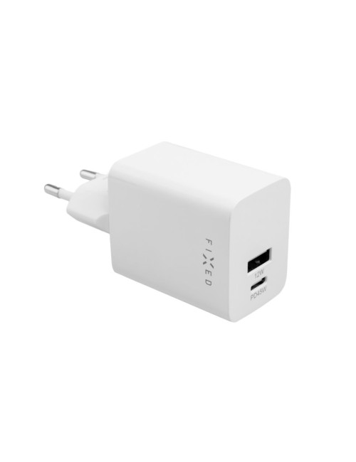 Fixed Mini USB-C/USB Travel Charger 45W | FIXC45M-CU-WH