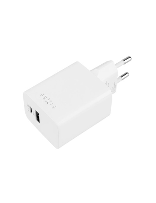 Fixed Mini USB-C/USB Travel Charger 45W | FIXC45M-CU-WH