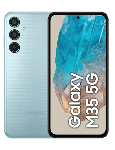 Samsung Galaxy | M35 (M356) | Light Blue | 6.6 " | Super AMOLED | 1080 x 2340 pixels | Exynos | Internal RAM 6 GB | 128 GB | Dua