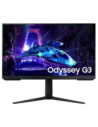 LCD Monitor|SAMSUNG|24"|Gaming|Panel VA|1920x1080|16:9|180Hz|1 ms|Swivel|Pivot|Height adjustable|Tilt|Colour Black|LS24DG302EUXE