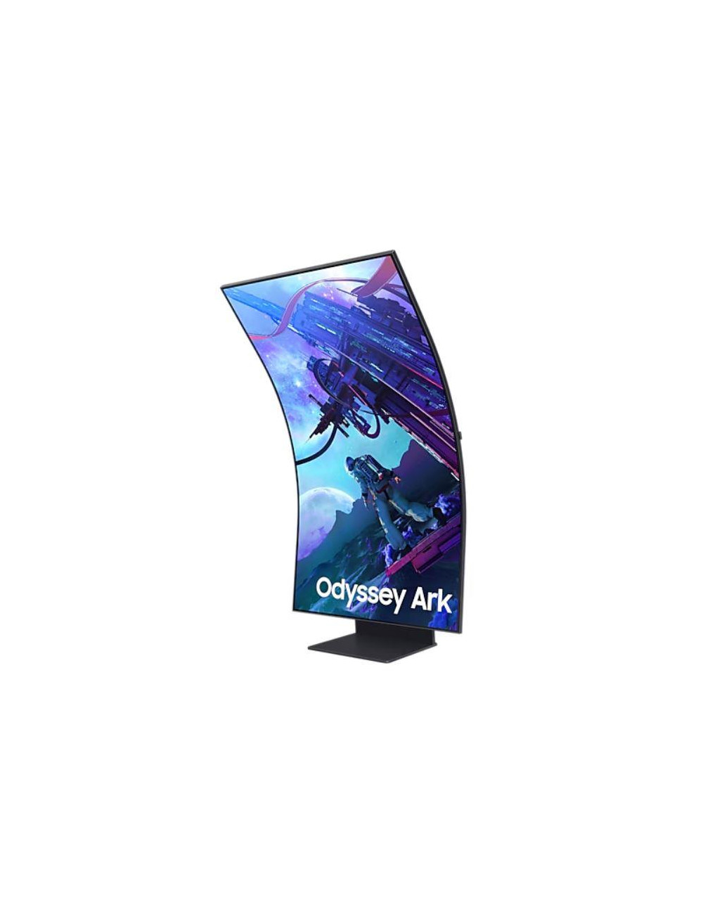 LCD Monitor|SAMSUNG|55"|Gaming/Curved|Panel VA|3840x2160|16:9|165Hz|Matte|1 ms|Speakers|Pivot|Height adjustable|Tilt|Colour Blac