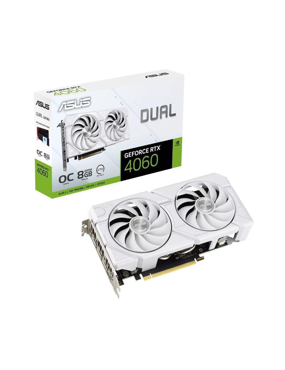 VGA PCIE16 RTX4060 8GB/RTX4060-O8G-EVO-WHITE ASUS