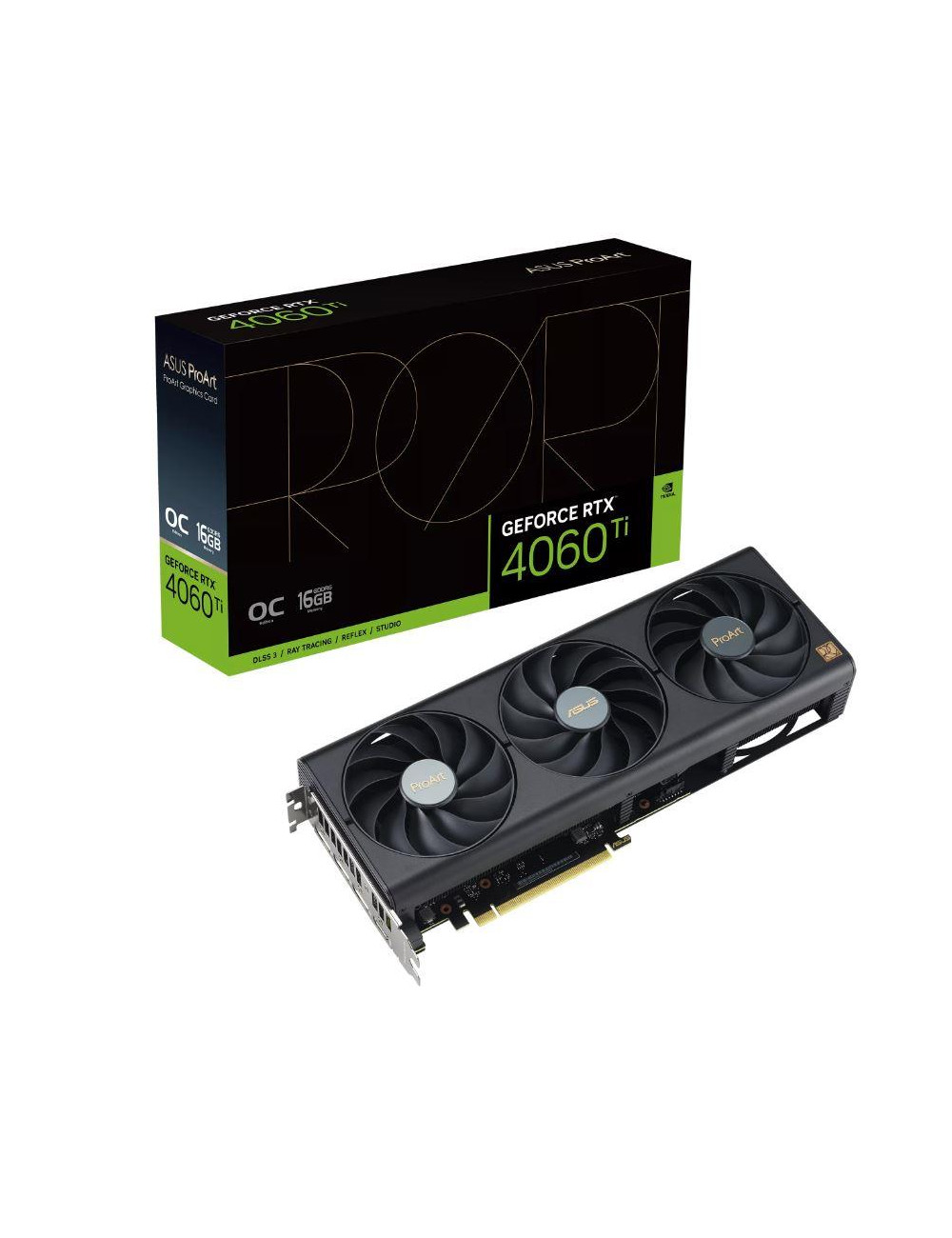 Graphics Card|ASUS|NVIDIA GeForce RTX 4060 Ti|16 GB|GDDR6|128 bit|PCIE 4.0 16x|1xHDMI|3xDisplayPort|PROART-RTX4060TI-O16G