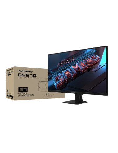 Gigabyte | Gaming Monitor | GS27Q EK1 | 27 " | IPS | QHD | 16:9 | 165 Hz | 1 ms | 2560 x 1440 | 300 cd/m | HDMI ports quantity 2