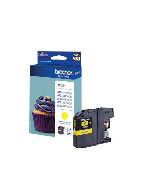 Brother LC123Y | Ink Cartridge | Yellow