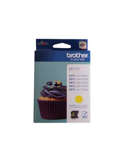 Brother LC123Y | Ink Cartridge | Yellow