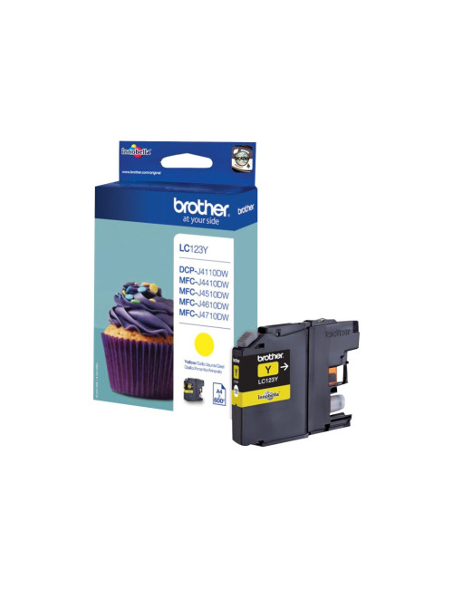 Brother LC123Y | Ink Cartridge | Yellow