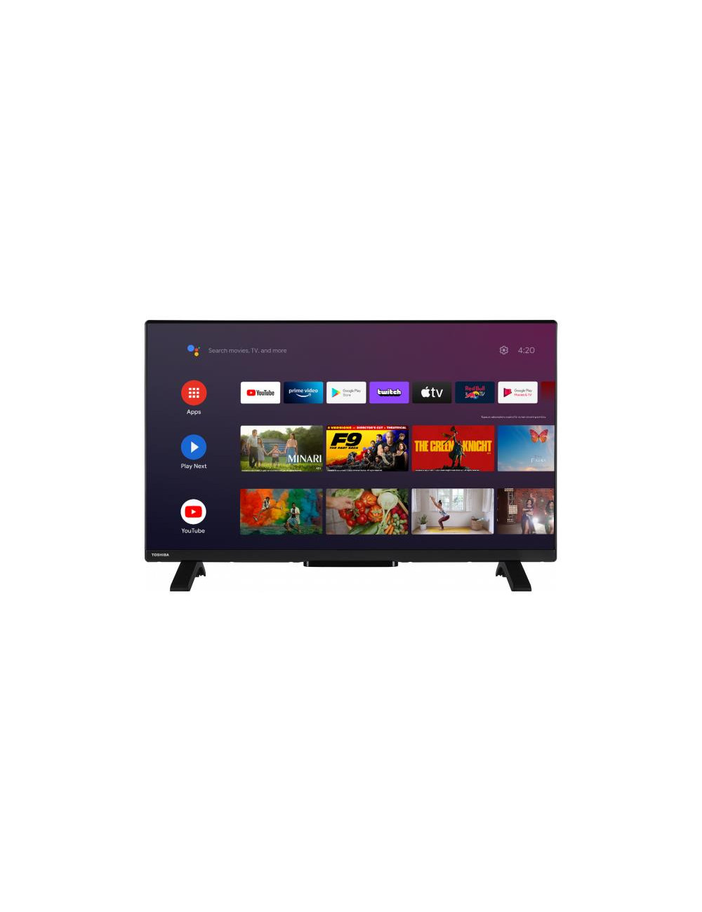 TV Set|TOSHIBA|32"|Smart|1366x768|Wireless LAN|Bluetooth|Android TV|Black|32WA2363DG