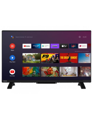 TV Set|TOSHIBA|40"|4K/Smart|1920x1080|Wireless LAN|Bluetooth|Android TV|Black|40LA2363DG