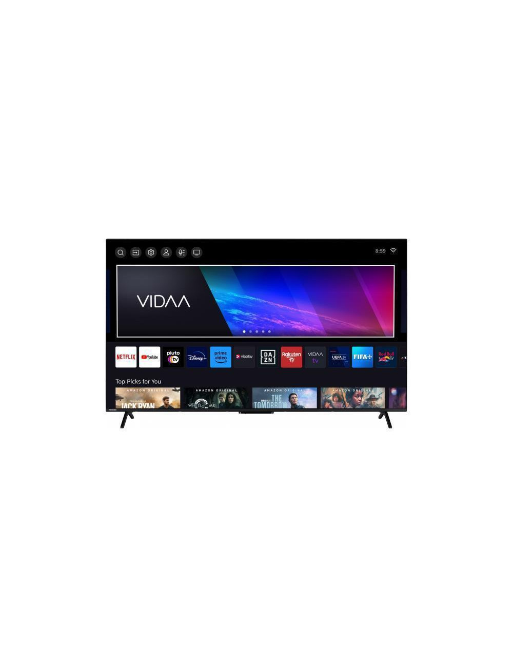 TV Set|TOSHIBA|43"|4K/Smart|3840x2160|Wireless LAN|Bluetooth|Android TV|Black|43QV2463DG