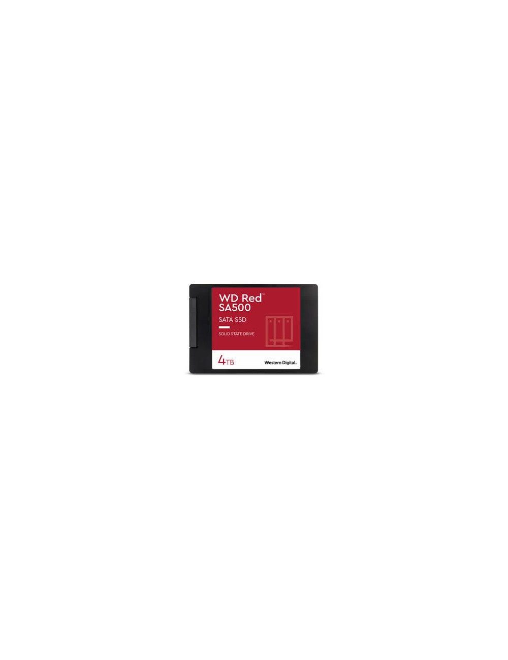 SSD|WESTERN DIGITAL|Red SA500|4TB|SATA 3.0|Write speed 520 MBytes/sec|Read speed 560 MBytes/sec|2,5"|TBW 500 TB|MTBF 1750000 hou