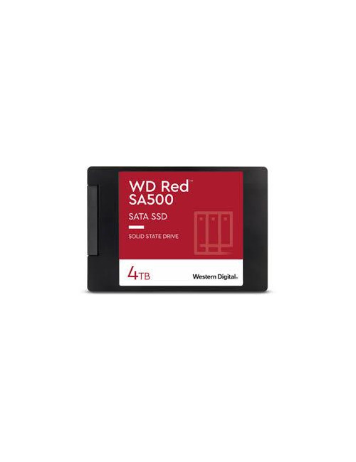 SSD|WESTERN DIGITAL|Red SA500|4TB|SATA 3.0|Write speed 520 MBytes/sec|Read speed 560 MBytes/sec|2,5"|TBW 500 TB|MTBF 1750000 hou