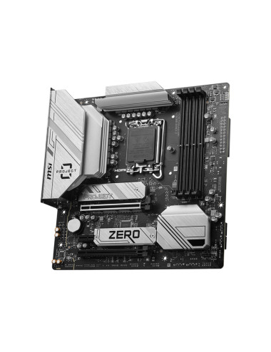 MSI B760M PROJECT ZERO | Processor family Intel | Processor socket LGA1700 | DDR5 | Supported hard disk drive interfaces SATA, M