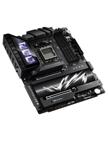 Asus ROG CROSSHAIR X870E HERO | Processor family AMD | Processor socket AM5 | DDR5 | Supported hard disk drive interfaces SATA, 