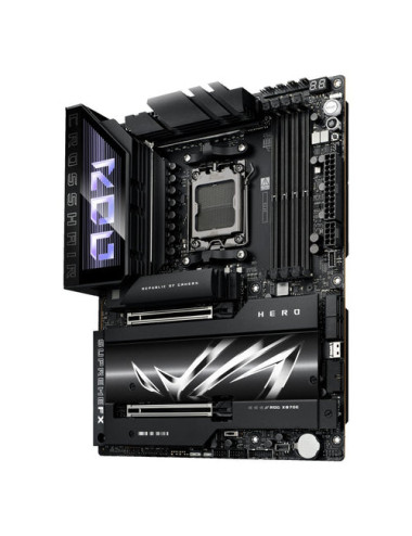 Asus ROG CROSSHAIR X870E HERO | Processor family AMD | Processor socket AM5 | DDR5 | Supported hard disk drive interfaces SATA, 