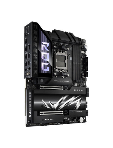 Asus ROG CROSSHAIR X870E HERO | Processor family AMD | Processor socket AM5 | DDR5 | Supported hard disk drive interfaces SATA, 