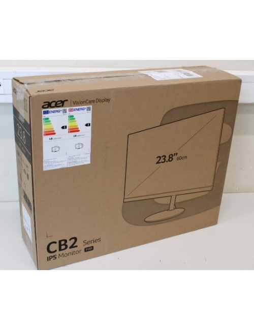 SALE OUT. Acer CB2 Series ZeroFrame CB242YEBMIPRX 23.8", LCD IPS,1920x1080/16:9/1ms/250/1m:1/1xHDMI/1xVGA/1xDP/Audio In/Out/Blac