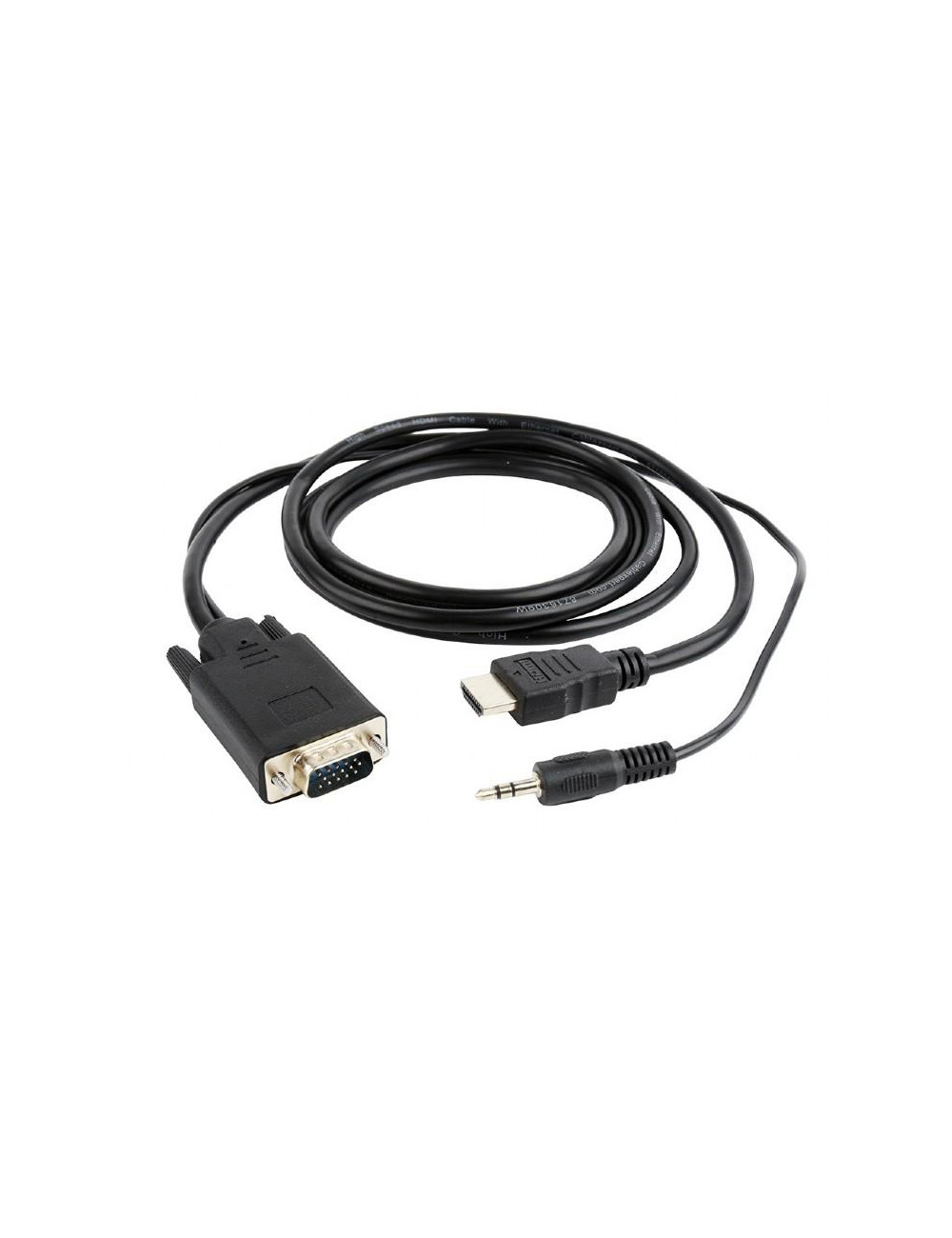 CABLE HDMI-VGA +3.5MM/1.8M A-HDMI-VGA-03-6 GEMBIRD