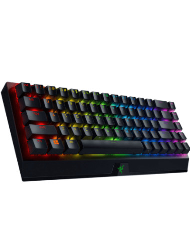 Razer | BlackWidow V3 Mini HyperSpeed | Mechanical Gaming Keyboard | Wireless | RGB LED light | NORD | Bluetooth | Black | Yello