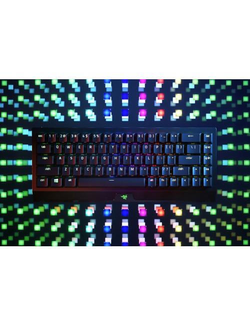 Razer | BlackWidow V3 Mini HyperSpeed | Mechanical Gaming Keyboard | Wireless | RGB LED light | NORD | Bluetooth | Black | Yello