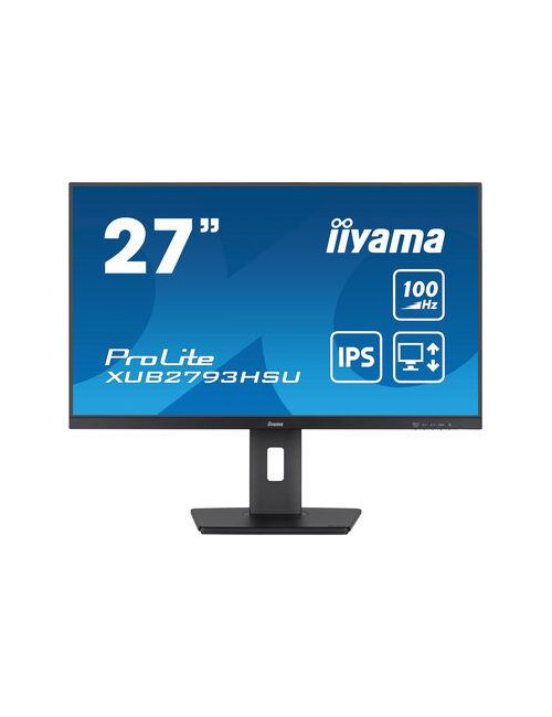 LCD Monitor|IIYAMA|27"|Business|Panel IPS|1920x1080|16:9|100Hz|Matte|1 ms|Speakers|Swivel|Pivot|Height adjustable|Tilt|Colour Bl