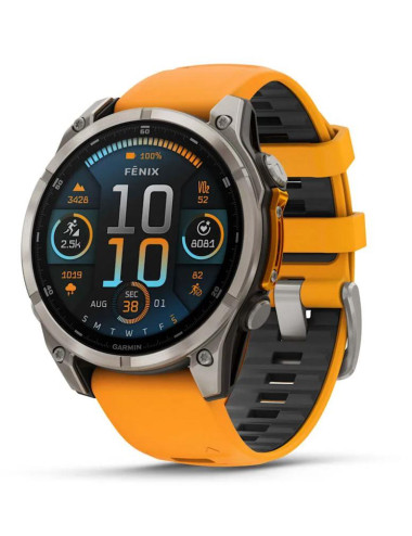 SMARTWATCH FENIX 8 SAPPHIRE/ORANGE 010-02904-11 GARMIN