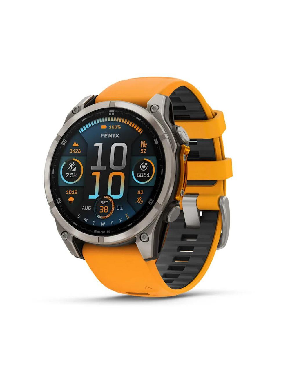 SMARTWATCH FENIX 8 SAPPHIRE/ORANGE 010-02904-11 GARMIN