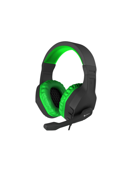 GENESIS ARGON 200 Gaming Headset, On-Ear, Wired, Microphone, Green | Genesis | ARGON 200 | Wired | On-Ear