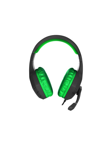 GENESIS ARGON 200 Gaming Headset, On-Ear, Wired, Microphone, Green | Genesis | ARGON 200 | Wired | On-Ear