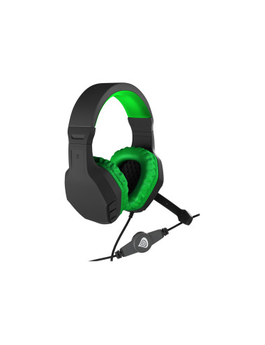 GENESIS ARGON 200 Gaming Headset, On-Ear, Wired, Microphone, Green | Genesis | ARGON 200 | Wired | On-Ear