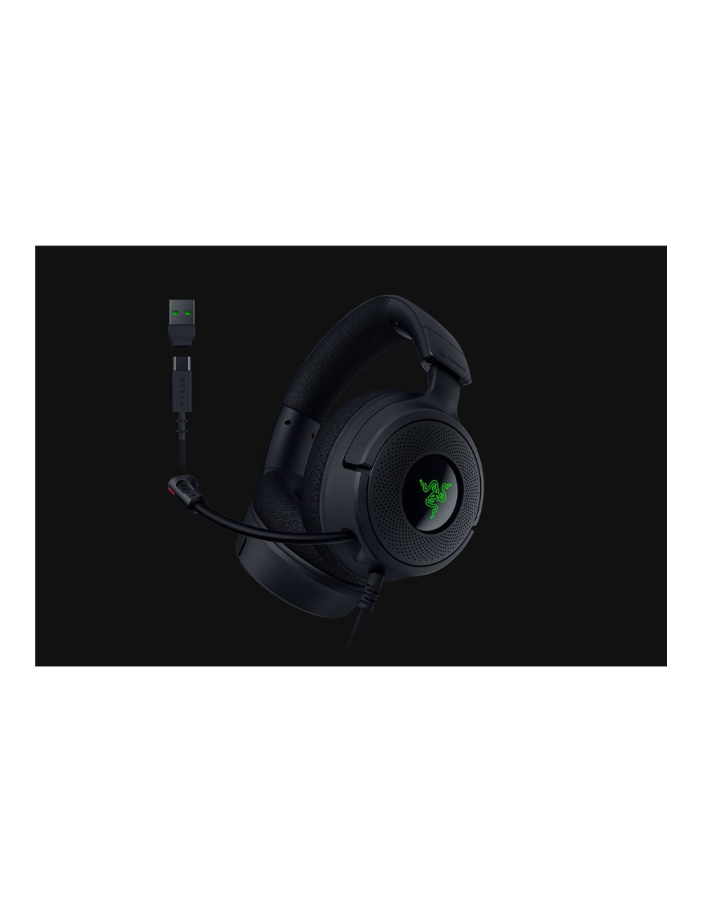 Razer Gaming Headset | Kraken V4 X | Wired | Over-Ear | Microphone | Black