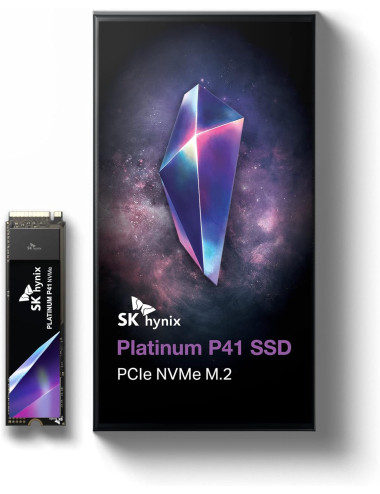 SK Hynix Platinum P41 SSD | 500 GB | SSD form factor M.2 2280 | Solid-state drive interface PCIe Gen4x4 | Read speed 7000 MB/s |