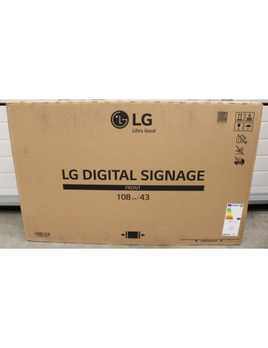 SALE OUT. | LG | 43UH7J-H | 43 " | Landscape/Portrait | 24/7 | WebOS | Wi-Fi | DAMAGED PACKAGING, UNPACKED, USED | 700 cd/m | 8 