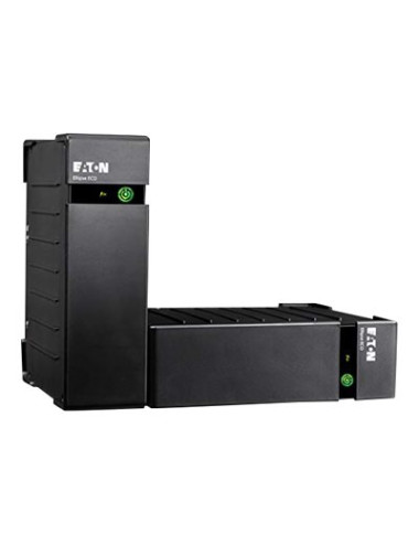 Eaton Ellipse ECO UPS USB DIN, 1600 VA, 1000 W, Input: C14, Outputs: (4) Schuko, (4) Schuko surge only, Tower | Eaton