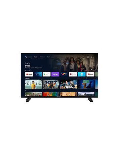 TV Set|TELEFUNKEN|40"|Smart/FHD|Wireless LAN|Bluetooth|Android TV|Black|40FAG8030