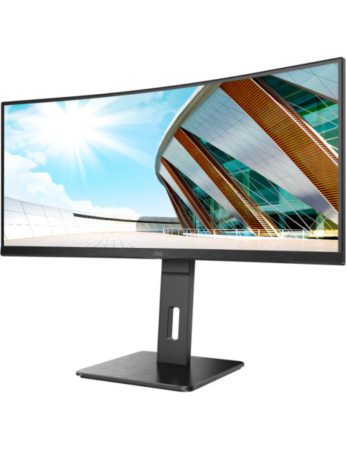 AOC | Curved Monitor | CU34P2A | 34 " | VA | 21:9 | 100 Hz | 1 ms | 3440 1440 | 300 cd/m | Headphone out (3.5mm) | HDMI ports qu