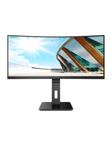 AOC | Curved Monitor | CU34P2A | 34 " | VA | 21:9 | 100 Hz | 1 ms | 3440 1440 | 300 cd/m | Headphone out (3.5mm) | HDMI ports qu