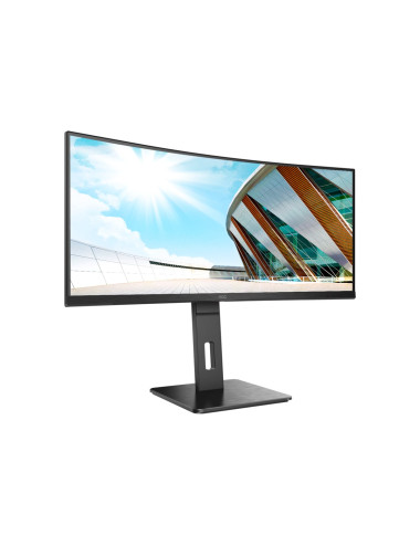 AOC | Curved Monitor | CU34P2A | 34 " | VA | 21:9 | 100 Hz | 1 ms | 3440 1440 | 300 cd/m | Headphone out (3.5mm) | HDMI ports qu