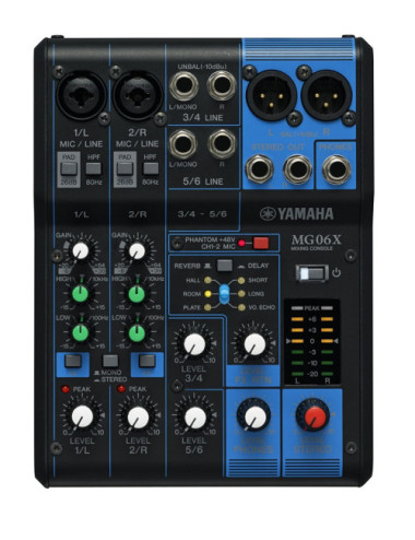 Yamaha MG06X - 6-channel...