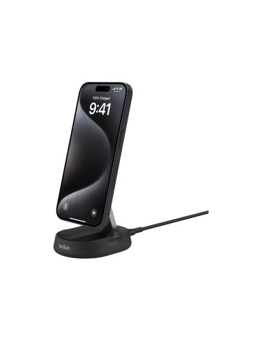 Belkin | Adjustable Wireless Magnetic Charging Station with Qi2 (15W) | WIA008vfBK