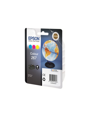 Epson 267 Tri-colour Ink Cartridge | Ink | Cyan, Magenta, Yellow